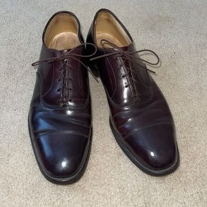 Brooks Brothers Brown Cap Toe Leather Shoes